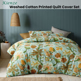 NNEDSZ Accessorize Kienze Washed Cotton Printed Quilt Cover Set King