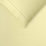 NNEDSZ Vintage Design Homewares 100% Linen Butter Quilt Cover Set Queen