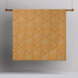 NNEDSZ Accessorize Lisa Ochre Washed Cotton Printed Quilt Cover Set King