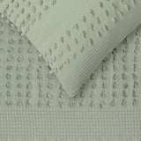 NNEDSZ Vintage Design Homewares Luca Sage Cotton Quilt Cover Set Double