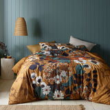NNEDSZ Accessorize Markle Washed Cotton Printed Quilt Cover Set Queen