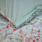 NNEDSZ Studio Midnight Garden White Cotton Quilt Cover Set Queen