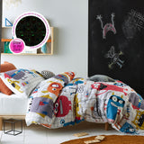 NNEDSZ Monster Squad Glow in the Dark Quilt Cover Set Single