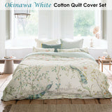 NNEDSZ Studio Okinawa White Quilt Cover Set Queen