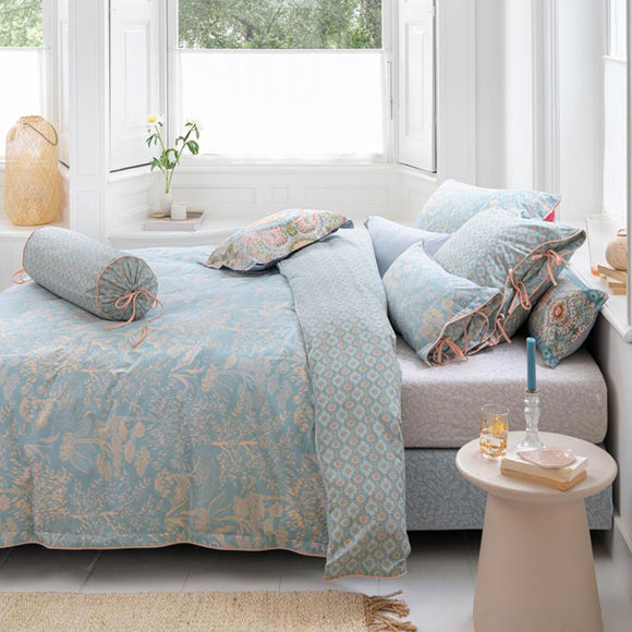 NNEDSZ Studio Origami Tree  Light Blue Quilt Cover Set Queen