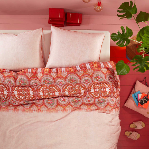 NNEDSZ Oilily Paisley Pink Quilt Cover Set King