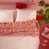 NNEDSZ Oilily Paisley Pink Quilt Cover Set Queen