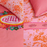 NNEDSZ Oilily Prom Flowers Pink Cotton Quilt Cover Set Single