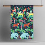 NNEDSZ Rainforest Glow in the Dark Quilt Cover Set Double