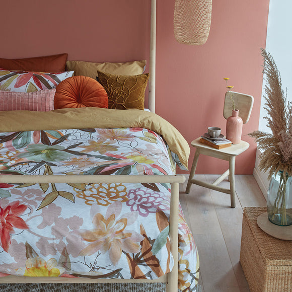 NNEDSZ Bedding House Scarlett Multi Cotton Quilt Cover Set Queen