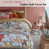 NNEDSZ Bedding House Scarlett Multi Cotton Quilt Cover Set Queen