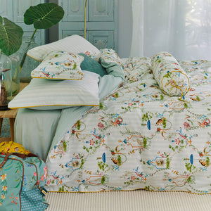 NNEDSZ Studio Singerie White Cotton Quilt Cover Set King
