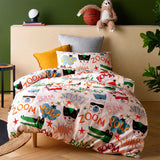NNEDSZ Superhero Quilt Cover Set Single