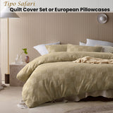 NNEDSZ Accessorize Tipo Safari Quilt Cover Set Double