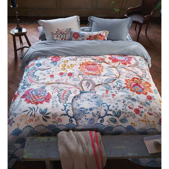 NNEDSZ Studio Tree of Life White 100% Cotton Quilt Cover Set Queen