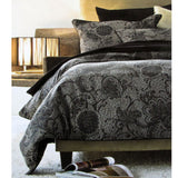 NNEDSZ Accessorize Trudie Black Jacquard Quilt Cover Set Single