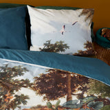 NNEDSZ Bedding House Voyage Green Cotton Quilt Cover Set King
