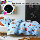 NNEDSZ Glow in the Dark Quilt Cover Set Double