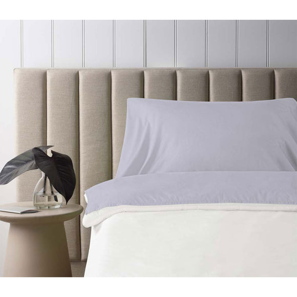 NNEDSZ Accessorize Self Tanning Polyester Cotton Sheet Protector 145cm x 220cm Silver