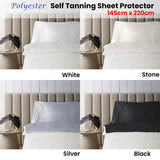 NNEDSZ Accessorize Self Tanning Polyester Sheet Protector 145cm x 220cm Stone