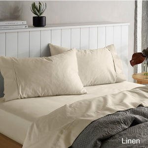 NNEDSZ Accessorize 1500TC Cotton Rich Sheet Set Linen King