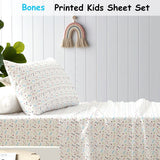 NNEDSZ Bones Kids Printed Sheet Set King Single