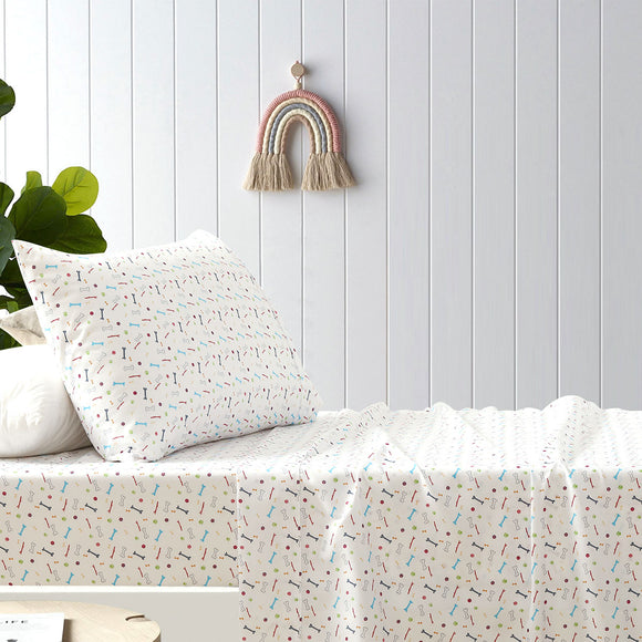 NNEDSZ Bones Kids Printed Sheet Set Single