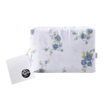 NNEDSZ Accessorize Cotton Flannelette Sheet Set Rose Light Blue Queen