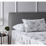 NNEDSZ Accessorize Cotton Flannelette Sheet Set Sylvan Rose Single