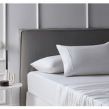 NNEDSZ Accessorize Cotton Flannelette Sheet Set White Single