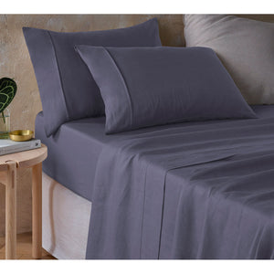 NNEDSZ Vintage Design Homewares Grisaille Hemp Sheet Set Queen