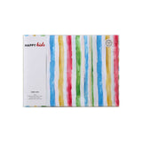 NNEDSZ Multi Stripes Printed Microfibre Sheet Set Double