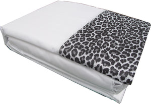 NNEDSZ Big Sleep Leopard Sheet Set White DOUBLE