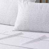 NNEDSZ Big Sleep Spotty Printed Microfibre Sheet Set Double