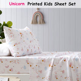 NNEDSZ Unicorn Kids Printed Sheet Set Single
