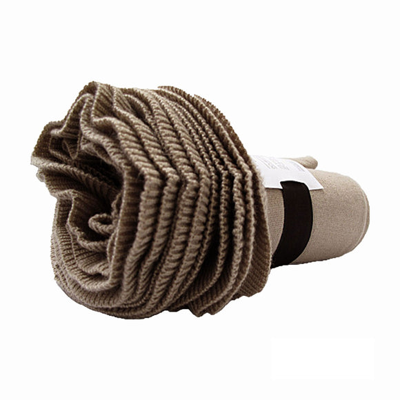 NNEDSZ Accessorize Double Ruffle Throw Latte