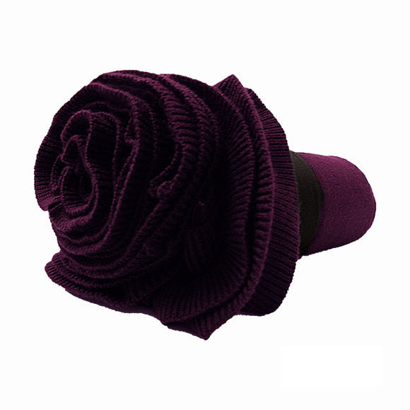 NNEDSZ Accessorize Double Ruffle Throw Plum