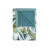 NNEDSZ Bedding House Jungle Vibe Green Cotton Velour Beach Towel