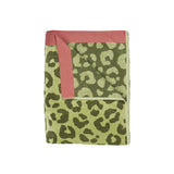 NNEDSZ Bedding House Wildcat Green Cotton Velour Beach Towel