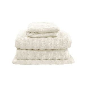 NNEDSZ Home Set of 4 George Collective Cotton Bath Towel Set Snow