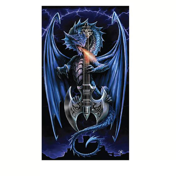 NNEDSZ Anne Stokes Power Chord Beach Towel