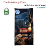 NNEDSZ Lisa Parker Collection The Witching Hour Cotton Beach Towel 75 x 150 cm