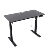 NNEDSZ Electric Standing Desk Sit to Stand Up Motorised Single motor Desks Black