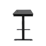 NNEDSZ Electric Standing Desk Sit to Stand Up Motorised Single motor Desks Black