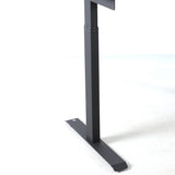 NNEDSZ Electric Standing Desk Sit to Stand Up Motorised Single motor Desks Black