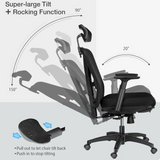 NNEDSZ BlitzWolf footrest/headrest/mesh/armrest office gaming chair