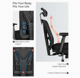 NNEDSZ BlitzWolf footrest/headrest/mesh/armrest office gaming chair