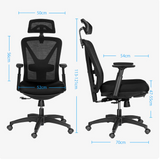 NNEDSZ BlitzWolf footrest/headrest/mesh/armrest office gaming chair