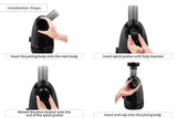 NNEKG Slow Masticating Juicer (Black)