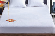 NNEDSZ coral fleece waterproof fitted mattress protector single